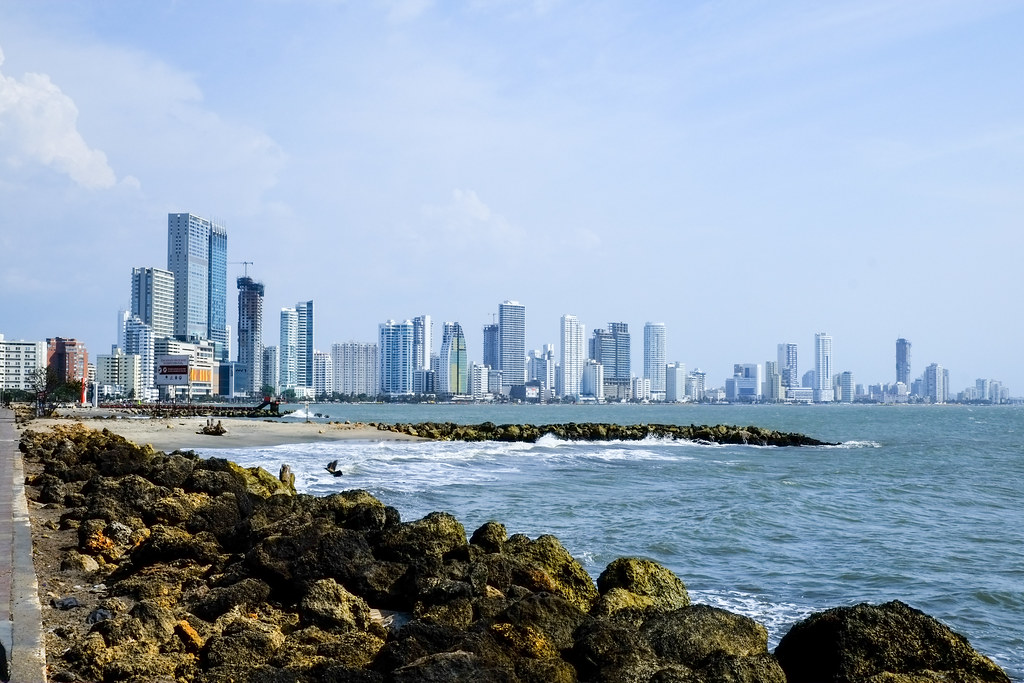 Cartagena de Indias is threatened by sea level rise.