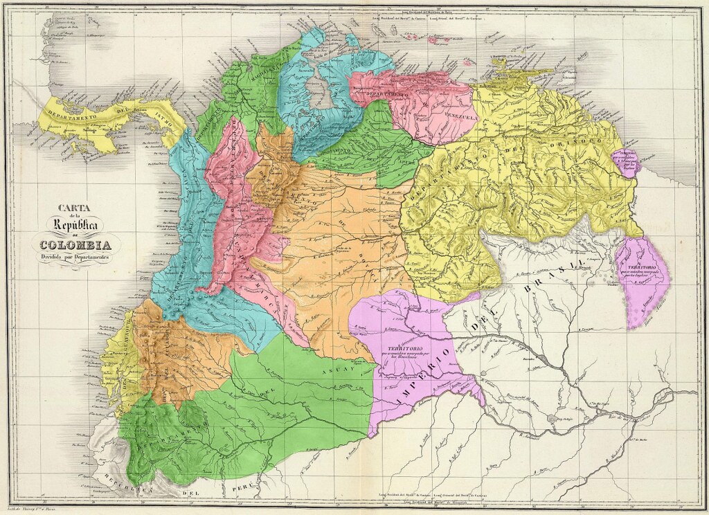 Greater Colombia map