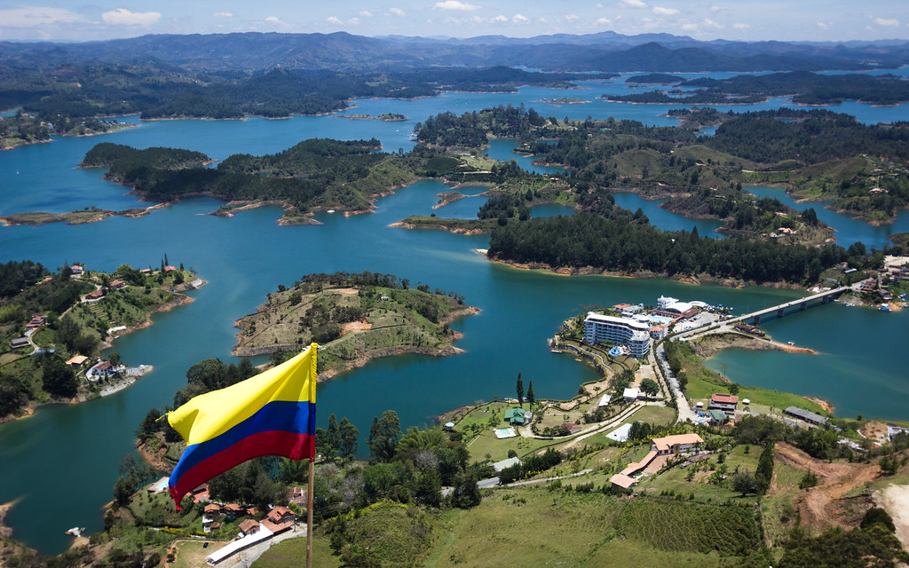 Guatapé village has a beautiful artifical lake worth visiting.