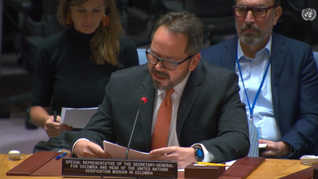 UN Special Representative on Colombia hearing at UN Security Council