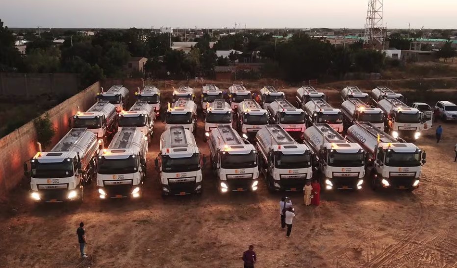 water trucks to respond water crisis in La Guajira, Colombia