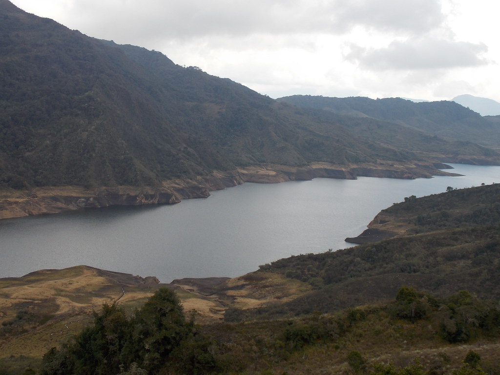 Chingaza reservoir at the center of Colombia's energy crisis.